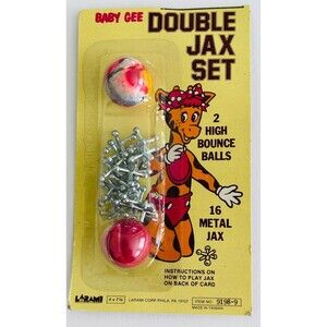 Vintage 1980 BABY GEE DOUBLE JAX SET By Larami NEW FACTORY SEALED